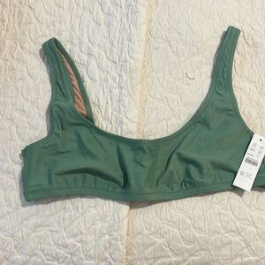 Heritage scoopneck bikini top